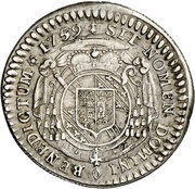 ⅙ Thaler - Ludwig Constantin von Rohan-Guéménée, France, 1759 reverse image