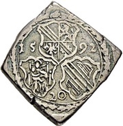 20 Kreuzers - Georg von Brandenburg Klippe; Siege currency obverse image