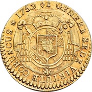 ½ Constantin d'or - Ludwig Constantin von Rohan-Guéménée, France, 1759 reverse image