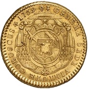 1 Constantin d'or - Ludwig Constantin von Rohan-Guéménée, France, 1759 reverse image