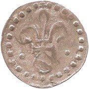 1 Pfennig "Lilienpfennig" shield angled at left obverse image