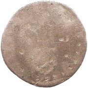 1 Pfennig "Lilienpfennig" shield angled at left, France, 1372-1431 reverse image