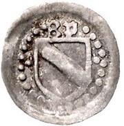 1 Pfennig - Bernard I obverse image