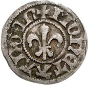 1 Kreuzer, France, 1350-1550 reverse image