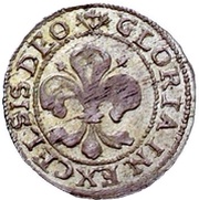 1 Kreuzer, France, 1640-1658 reverse image