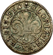 2 Kreuzer, France, 1640-1658 reverse image