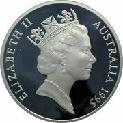 5 Dollars - Elizabeth II 3rd Portrait - Charles Todd - Masterpieces in Silver obverse image