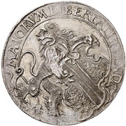 ½ Thaler Strasbourg, Bern and Zurich pact obverse image