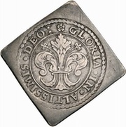 ½ Thaler Klippe, France, 1600-1650 reverse image