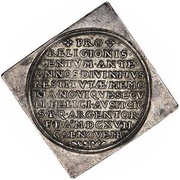 1 Thaler Centenary of the Reformation, France, 1617 reverse image