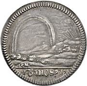 1 Ducat Silver pattern strike; Peace of Nijmegen obverse image