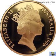 5 Dollars - Elizabeth II 3rd Portrait - Sir Donald Bradman Tribute - Proof obverse image