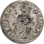 Double Batzen, France, 1623-1624 reverse image