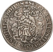 Double Thaler, France, 1511 reverse image