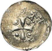 Obol - Peter of Brixey, France, 1165-1191 reverse image