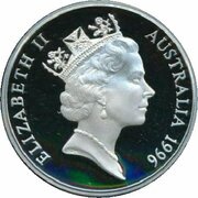5 Dollars - Elizabeth II 3rd Portrait - Dame Nellie Melba - Masterpieces in Silver obverse image
