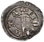 Denier - John of Arzilières Liverdun, France, 1309-1320 reverse image