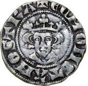 Sterling - John of Arzilières or Amedeus of Geneva LVN TOL ЄNG IЄN obverse image