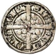 Sterling - Thomas of Bourlémont SIGNVM CRVCIS, France, 1330-1353 reverse image
