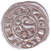 Obol - Raymond V, VI or VII, France, 1148-1249 reverse image
