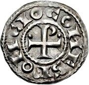 Denier - Pons and king Henry I obverse image