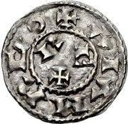 Denier - Pons and king Henry I, France, 1037-1060 reverse image