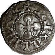 Denier anonymous, France, 1100-1225 reverse image