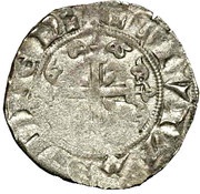 Double Denier anonymous, France, 1200-1350 reverse image