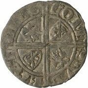 ½ Groschen - William of La Voulte, France, 1378-1383 reverse image