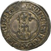 ½ Gros - Anthony, France, 1431-1444 reverse image