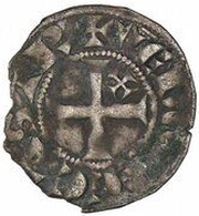 Denier - John IV, France, 1218-1239 reverse image