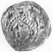 Denier - Richard Ier with emperor Henry III obverse image