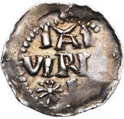 Denier - Theoderic, France, 1047-1088 reverse image