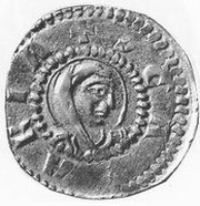 Denier - Thierry Vierge Marie, France, 1047-1088 reverse image