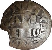Denier Parisis - Eleanor of Alsace obverse image