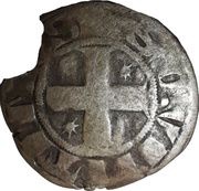 Denier Parisis - Eleanor of Alsace, France, 1192-1210 reverse image