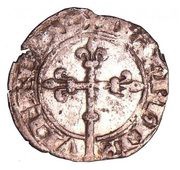 Double Denier - Charles I, Dauphin, France, 1349-1364 reverse image