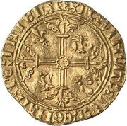 Gold Ecu - Louis II, France, 1440-1455 reverse image