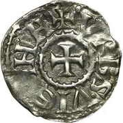 Denier anonymous with SM, France, 1100-1150 reverse image
