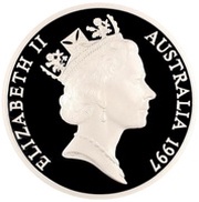 5 Dollars - Elizabeth II 3rd Portrait - Steam Tractor - Masterpieces in Silver obverse image