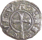 Denier anonymous, France, 1260-1280 reverse image