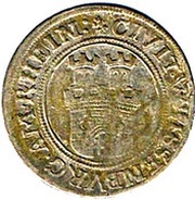 1 Groschen Rahtsgeld obverse image