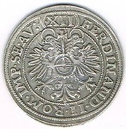12 Kreuzer - Ferdinand II, France, 1626-1628 reverse image