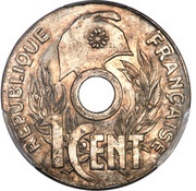 1 Cent Essai obverse image