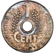 1 Cent Essai reverse image