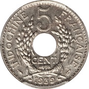 5 Cents Nickel silver reverse image