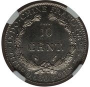 10 Cents Pattern reverse image
