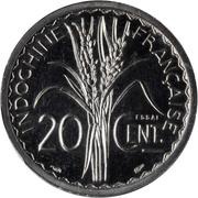 20 Cents Piedfort Pattern reverse image
