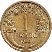 1 Franc reverse image