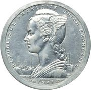 1 Franc Piefort Essai obverse image